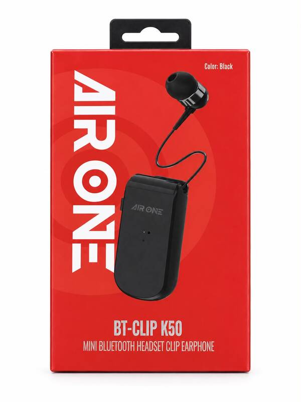 AirOne BT-Clip K50 - Bluetooth Headset Clip Earphone