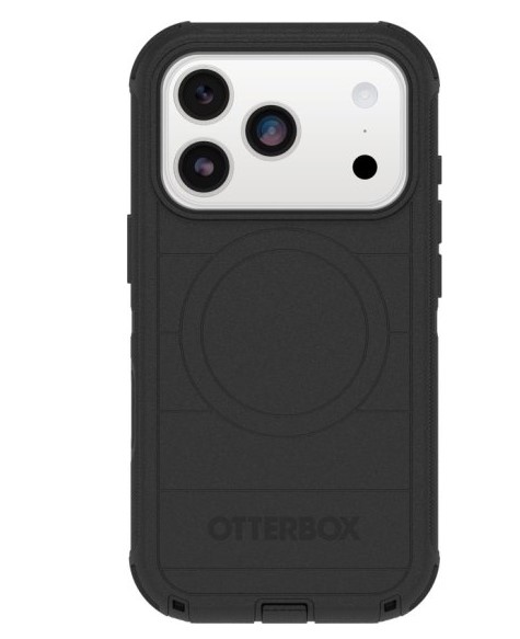 כיסוי ל-Apple iPhone 17 Pro תומך MagSafe מבית OtterBox - צבע שחור