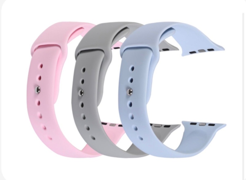 רצועות PUREGEAR FOR GALAXY (WATCH 4 - WATCH 8) (אפור/ורוד/כחול)