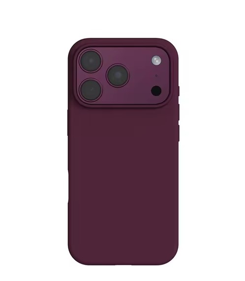 Grip case soft Magsafe ip 18/17 pro  max בורדו