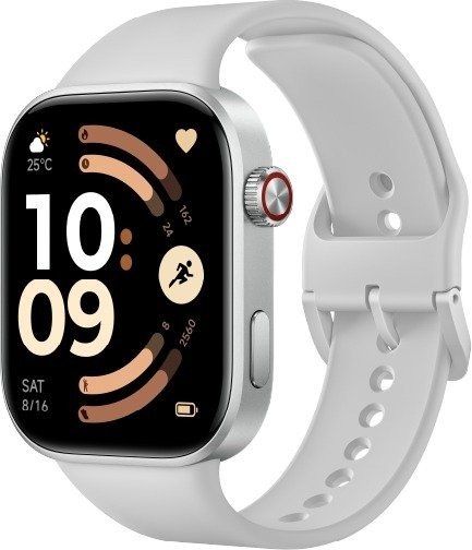 שעון ספורט חכם Xiaomi Redmi Watch 6 - צבע Silver - שנה אחריות יבואן רשמי על ידי המילטון
