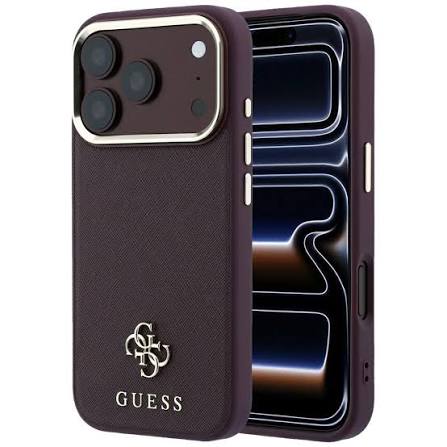 מגן Guess Magsafe Cherry burgendy for Iphone 17PM/18PM