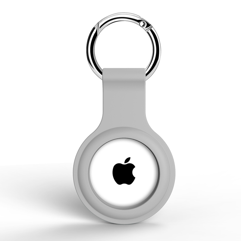 Light Gray Silicone KeyHolder AirTag