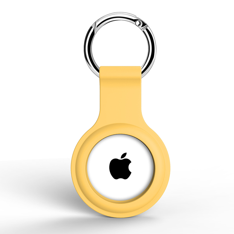 Silicone AirTag Holder Yellow