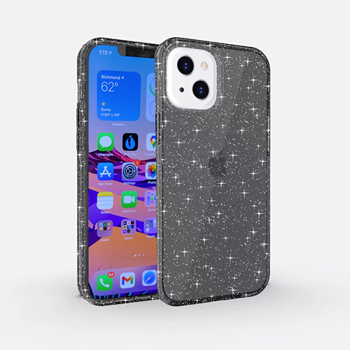 מגן iPH13 Glitter black