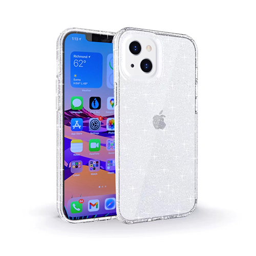 מגן Crystal Glitter Iph13 White