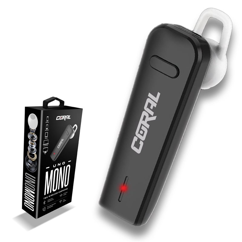 אוזניות Coral Uno Mono שחור