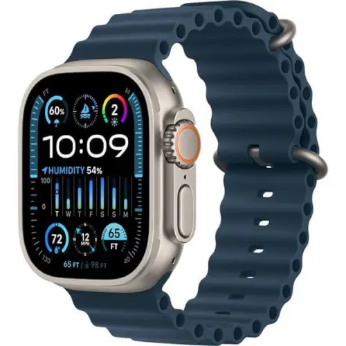 APPLE WATCH ultra 2 gps +cell 49mm titanium case with blue ocean band