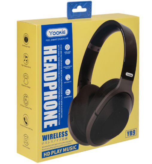 אזניות קשת בלוטוס YOOKIE YB9 BLACK