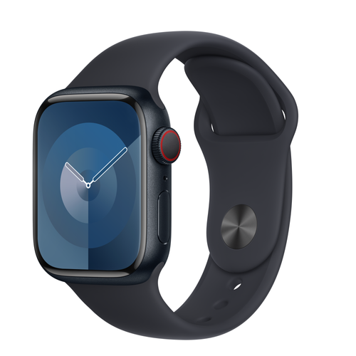 apple watch Series 9 GPS 41mm MIDNIGHT with MIDNIGHT sport band