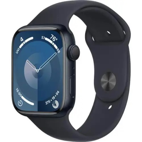 apple watch series 9 GPS 45mm midnight case with midnight sport band