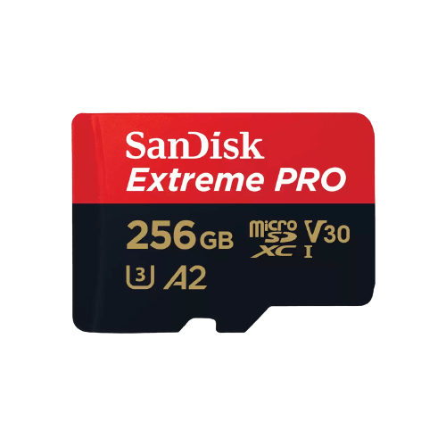 כרטיס זיכרון 256GB Extreme Pro microSDXC 200MB/s