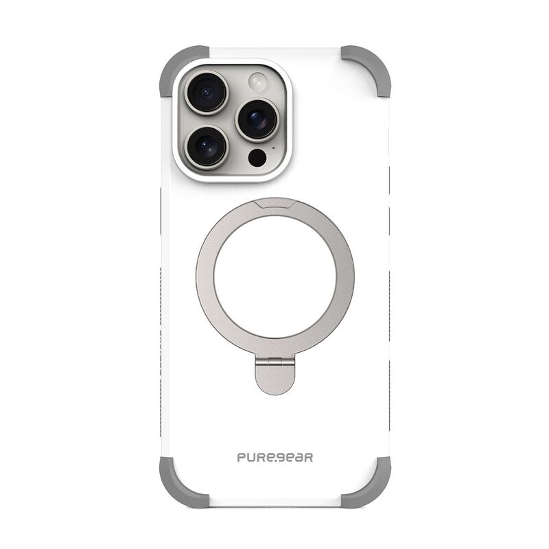 כיסוי PureGear DualTek kik Magsafe iph15PM White
