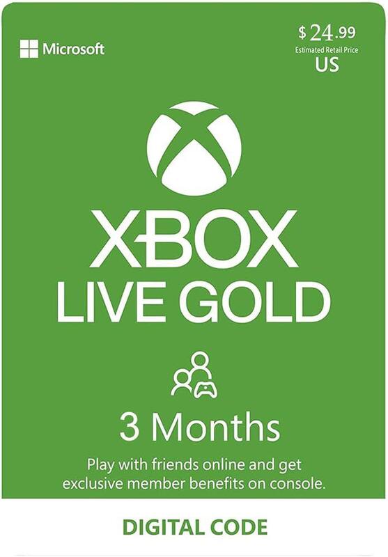 3month livegold for XBOX