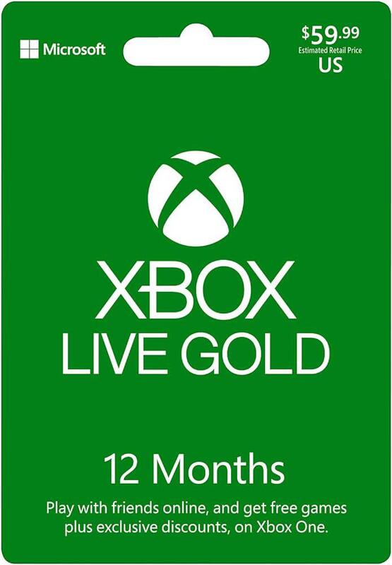 12month livegold for XBOX