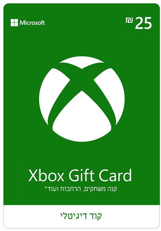 gift card 25 for XBOX