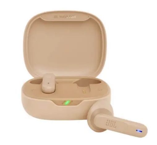 אוזניות אלחוטיות JBL WAVE FLEX BEIGE