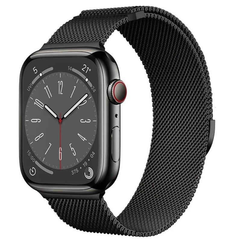 Magnet Metal Watch Strap 38-41 BLACK