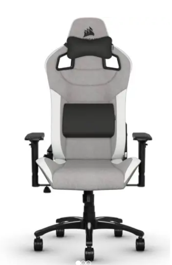 כיסא גיימינג T3 Rush לבן ואפור
